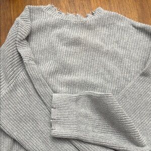 Chelsea DeBoer Gray Women's Sweater